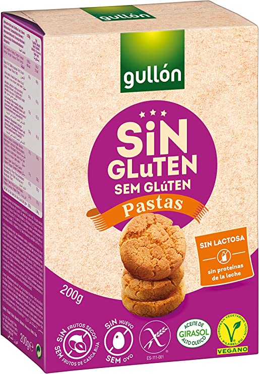 Mini cookies pastas senza glutine GULLON -  –