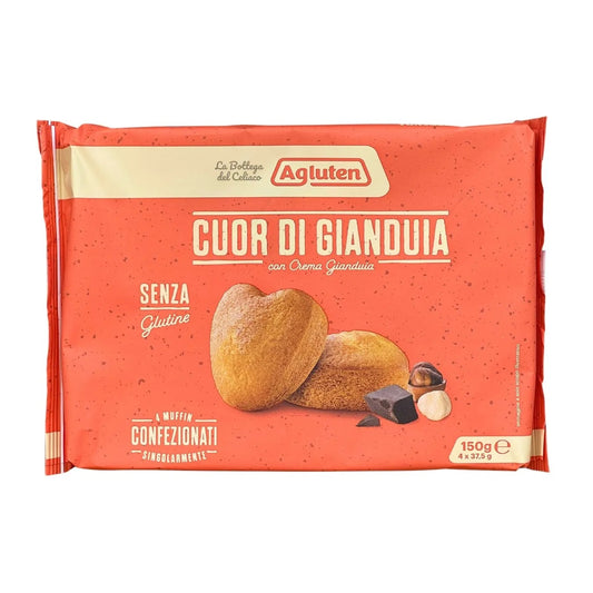 Merendina Cuor Di Gianduia AGLUTEN -  150g