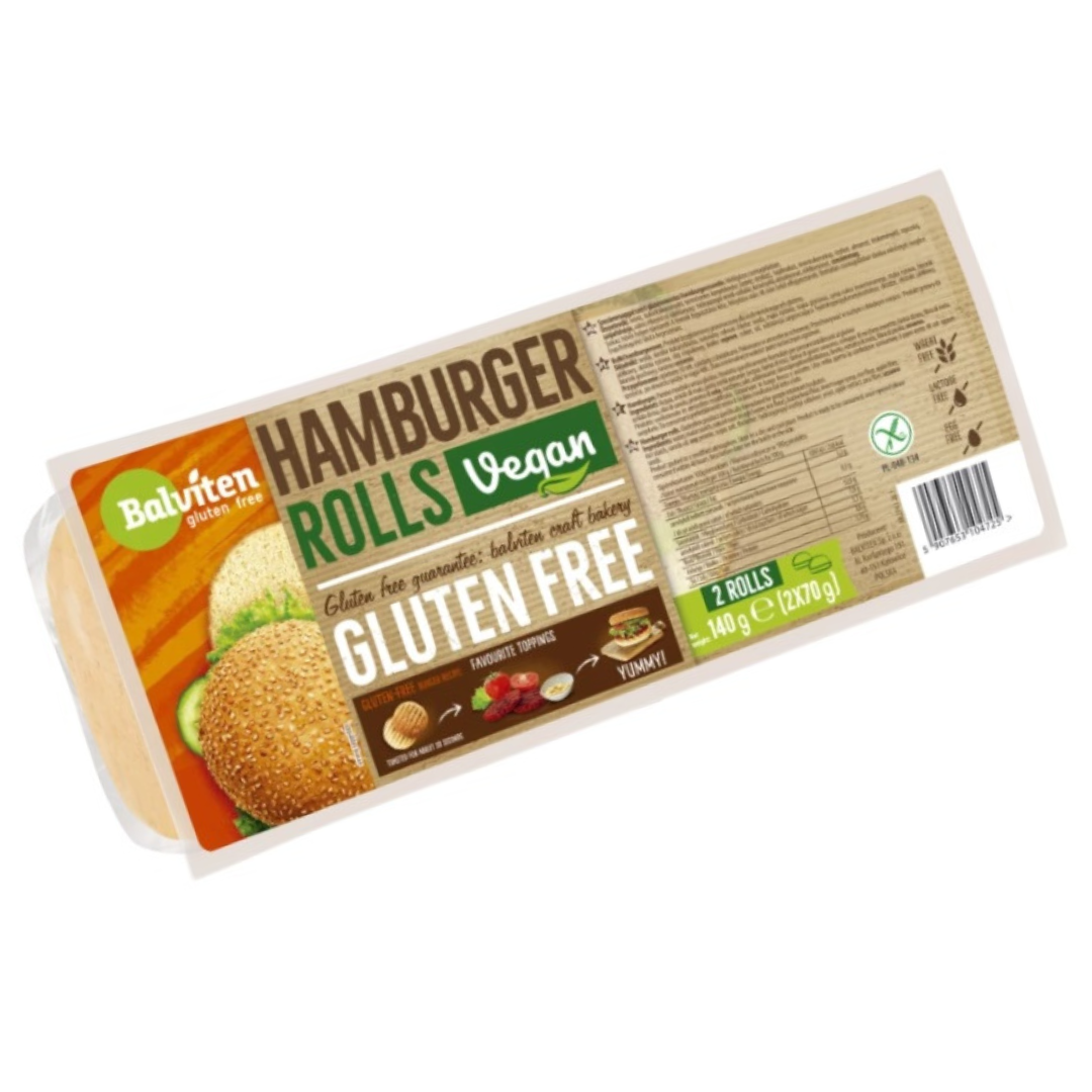 SL Panino Hamburger Rolls Con Sesamo BALVITEN - 140g