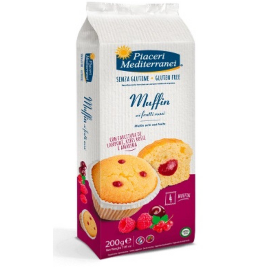 Muffin frutti rossi PIACERI MEDITERRANEI - 200g