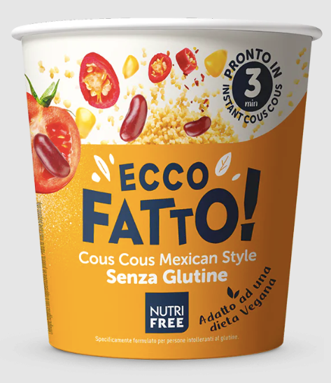 SL Cous Cous Mexican Style pronto in 3 min Ecco Fatto NUTRIFREE - 70g